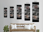 Western Windmill Art, Canvas Print, rustic décor, windmill wall art, farmhouse art, extra wide art, Joshua tree art, southwest wall art