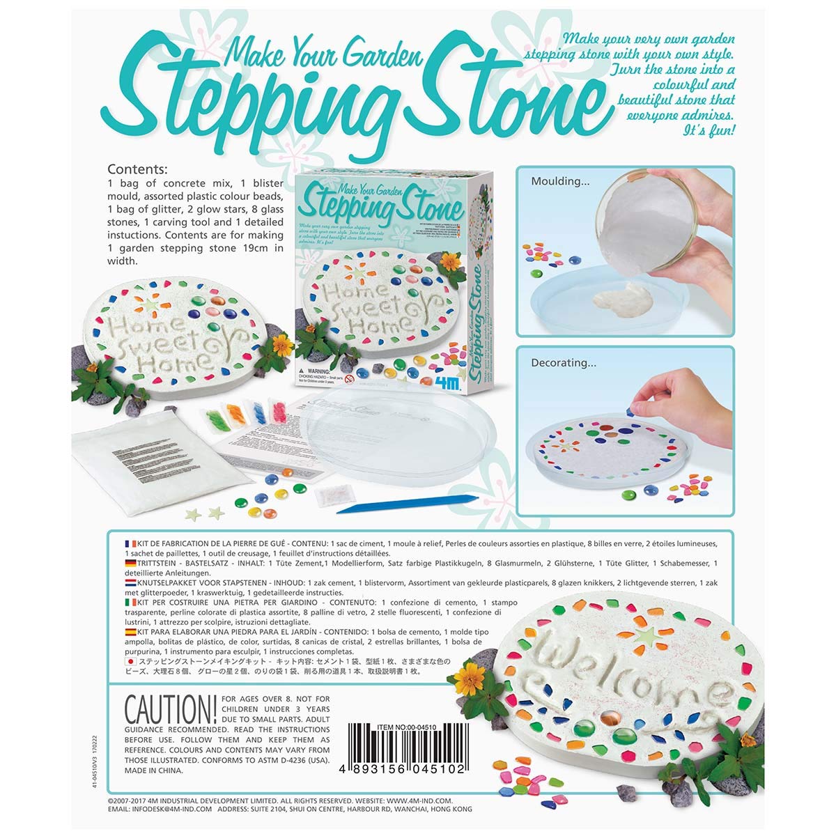 Garden Magic Create Your Own Stepping Stone Ages 8+