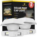 Solar Post Cap Lights Dual Mode ‎BICSGL-14 (2Pack) — product image
