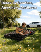 Umbrauto Tesla Y Car Camping SUV Thicken Air Mattress Blue