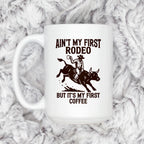 Cowboy Coffee Mug - Funny Western Ceramic Drinkware, Dishwasher Safe Gift