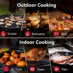 Wireless Meat Thermometer with Dual Probes and App Control
