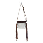 Nightlife Tooled Leather Clear Fringe Purse- Branding Iron Western Wear