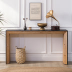 59in Modern Wood Console Table , Entryway Table, Sofa Table - Rustic & Contemporary Design