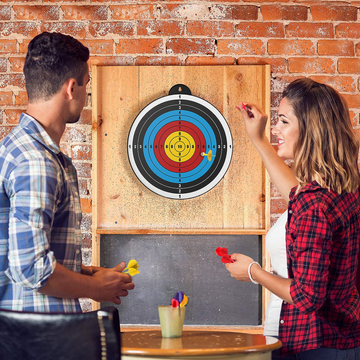 Magnetic Dart Board, 12 Pcs, Indoor Party Game, Ages 5+