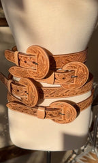 The Beverly Tooled Belt — product image