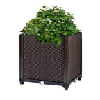 Raised Garden Bed Plant Growth Box with Self-watering System for Garden Patio Balcony Elevated Planter Box for Flowers Vegetables Herbs — product image