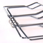 Outdoor Grilling Tools Wooden Handle Clip Rack