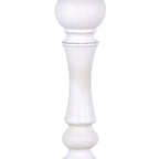 Farmhouse Poly Table Lamp Set with Spindle Base - Gray or White