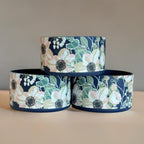 NAVY PINK POPPIES  Boot