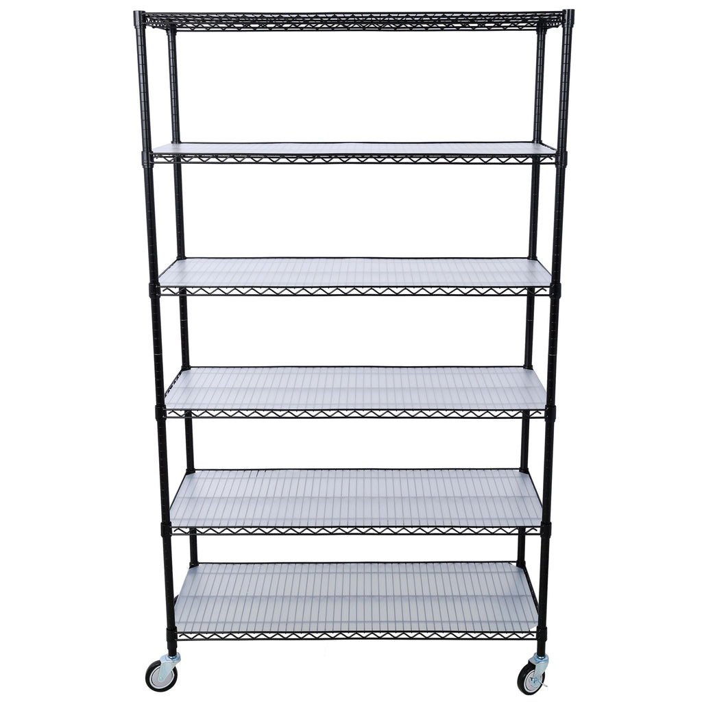 6 Tier Heavy Duty Metal Shelf Wire Shelving Unit