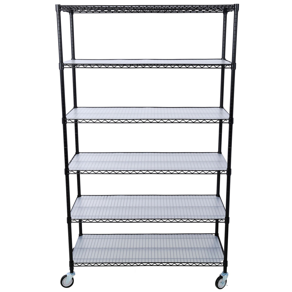 6 Tier Heavy Duty Metal Shelf Wire Shelving Unit