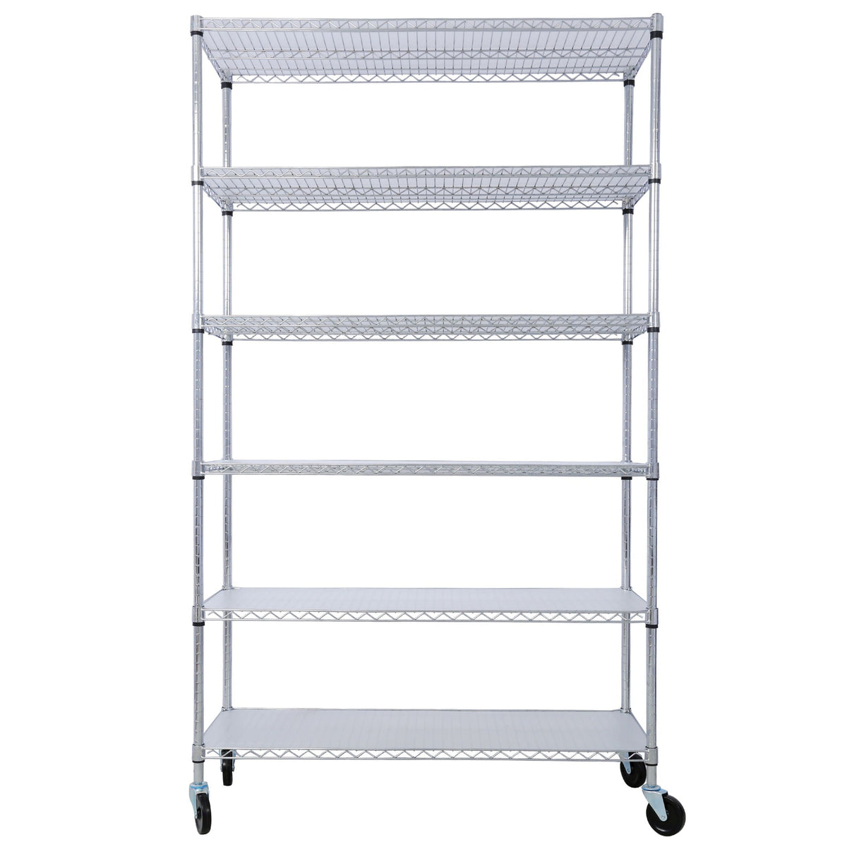 6 Tier Heavy Duty Metal Shelf Wire Shelving Unit