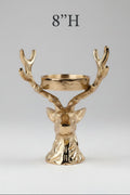 Aluminum Antler Candleholder, 2 Size Options