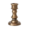 Antique Brass Taper Candle Holder - Cast Aluminum for 1/2" Candles - 3 Sizes