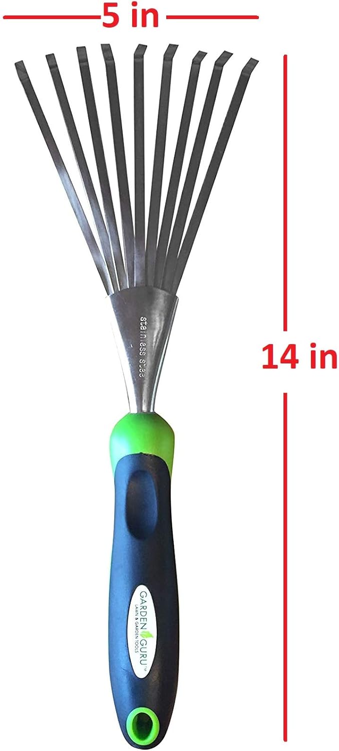 Stainless Steel Garden Hand Rake Tool