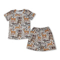 Boys' Western Deer-Print Summer Outfit — product image