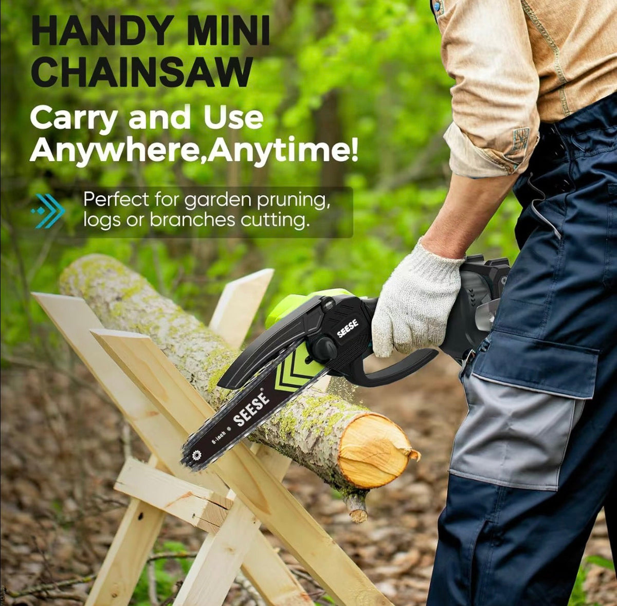 BrushLite Mini Chainsaw