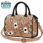The Maverick Speedy | Tooled Western Leather Handbag