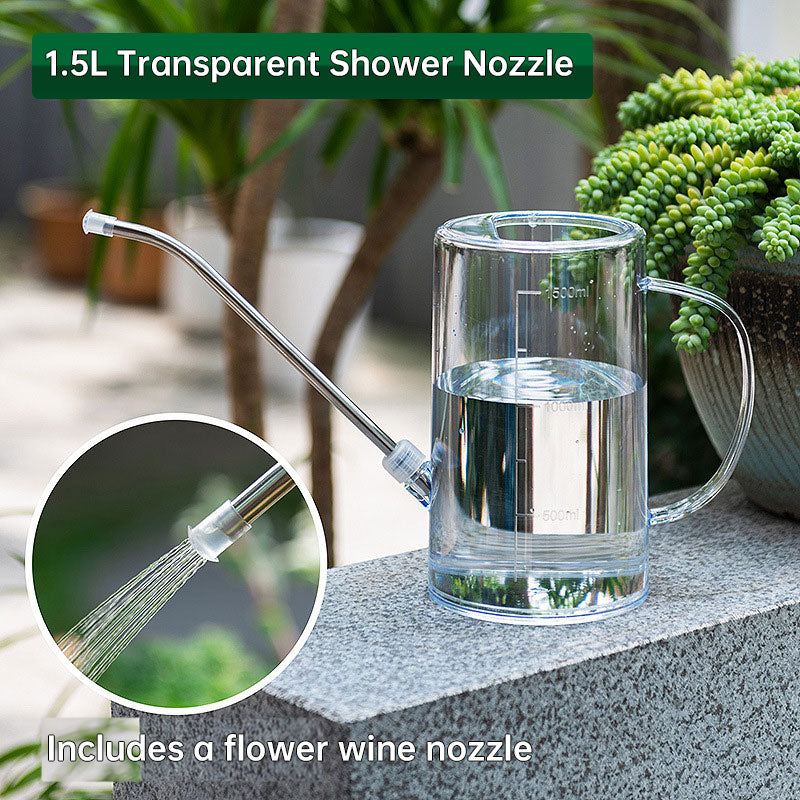 Long-Spout Plastic Garden Watering Can – 1.5L or 2L