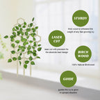 Garden Plant Trellis, Home Wooden Geometric Molding Decorative Support Flower Arrangements Climbing Pergola
