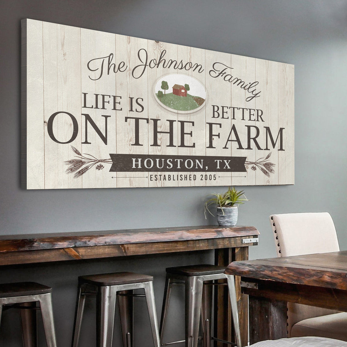 Life Is Better On The Farm Sign — product image