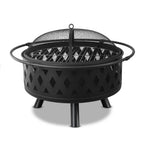 Fire Pit BBQ Charcoal Grill Ring Portable Outdoor Kitchen Fireplace — product image