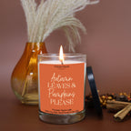 Autumn Leaves & Pumpkins Please Fall Candle, Fall Home Decor — product photo 3