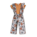 Girls' Highland Cow Overalls & Shirt Set — product image