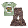Girls' Leopard Boots & Cactus Western Outfit — product image