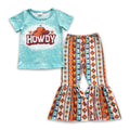 Girls' Howdy Hat Top & Bell-Bottom Pants Set — product image