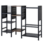 Garden Tool Organizer with Wooden Shelves for Garage and Shed — product image
