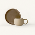 Dusk Ceramic Stone & Glaze Cafe Set