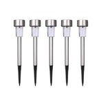 Garden Premium LED Solar Luxury Stainless Steel Lights For Yard Pathway Walkway More Pieces Outdoor