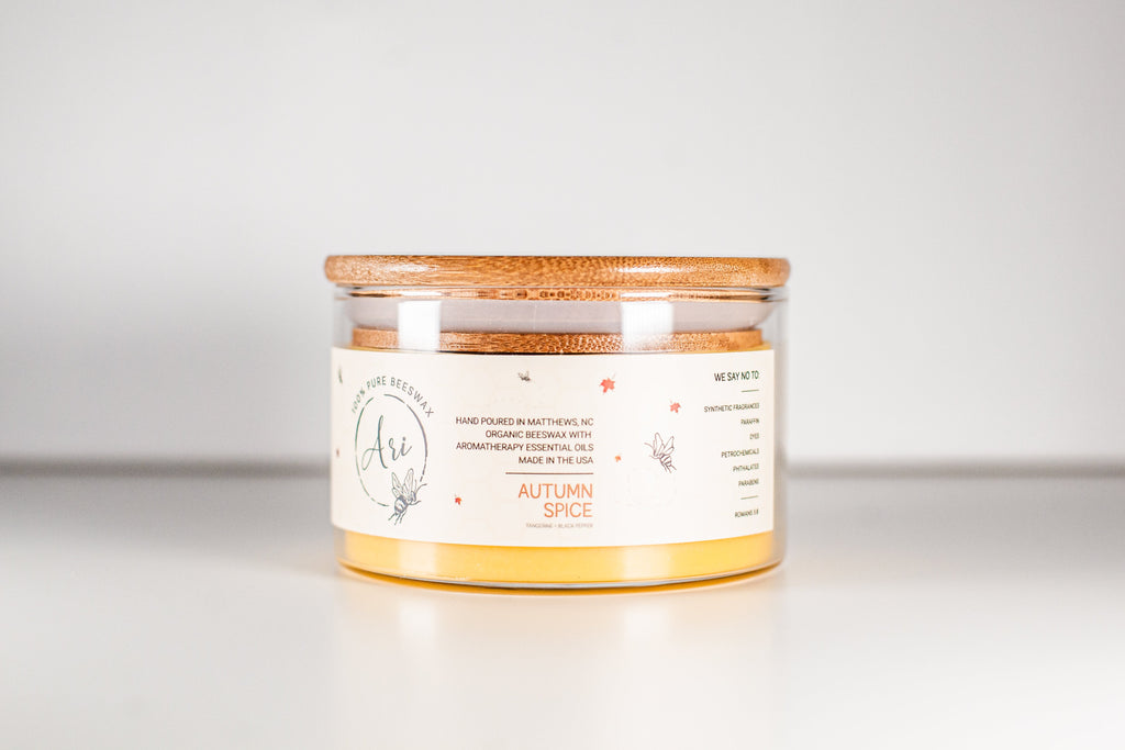Autumn Spice Beeswax Candle |8 oz — product photo 1
