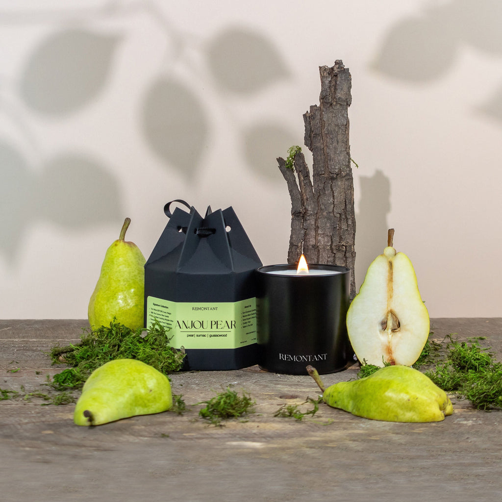 Anjou Pear Candle | Pear ~ Sumac ~ Guaiacwood | Wood Wick Candle — product photo 1