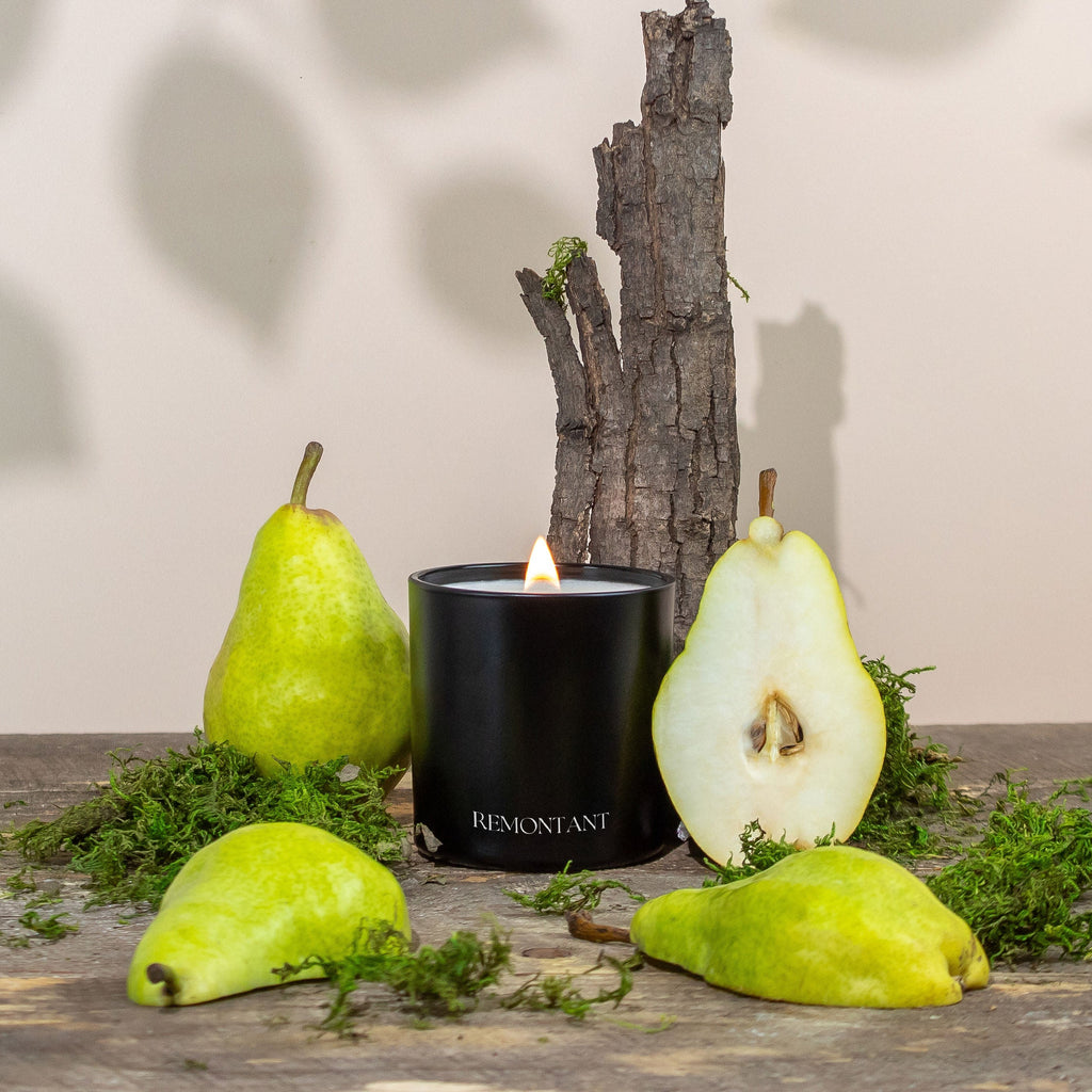 Anjou Pear Candle | Pear ~ Sumac ~ Guaiacwood | Wood Wick Candle — product photo 2