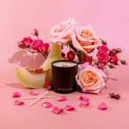 Melon Rose Candle | Honeydew ~ Rose ~ Beechwood | Wood Wick Candle — product photo 5