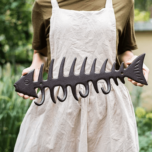 Cast Iron Fishbone Key & Tool Holder