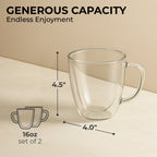 16oz Coffee Mug Set, KF4042