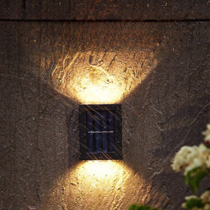 Solar LED Wall Light Outdoor Waterproof Garden Security Lamp — product image