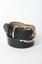 Chic Horseshoe Gold Buckle Belt – Western Style Vibes 🧲 — product image