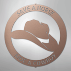 Custom Metal Wall Art - Personalized Western Cowboy Monogram Sign