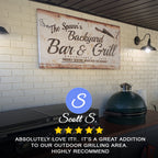 Backyard Bar & Grill Sign II