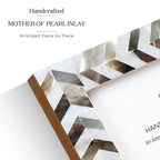 Mother of Pearl Picture Frame | Pearlescent Chase 4x6 5x7 8x10