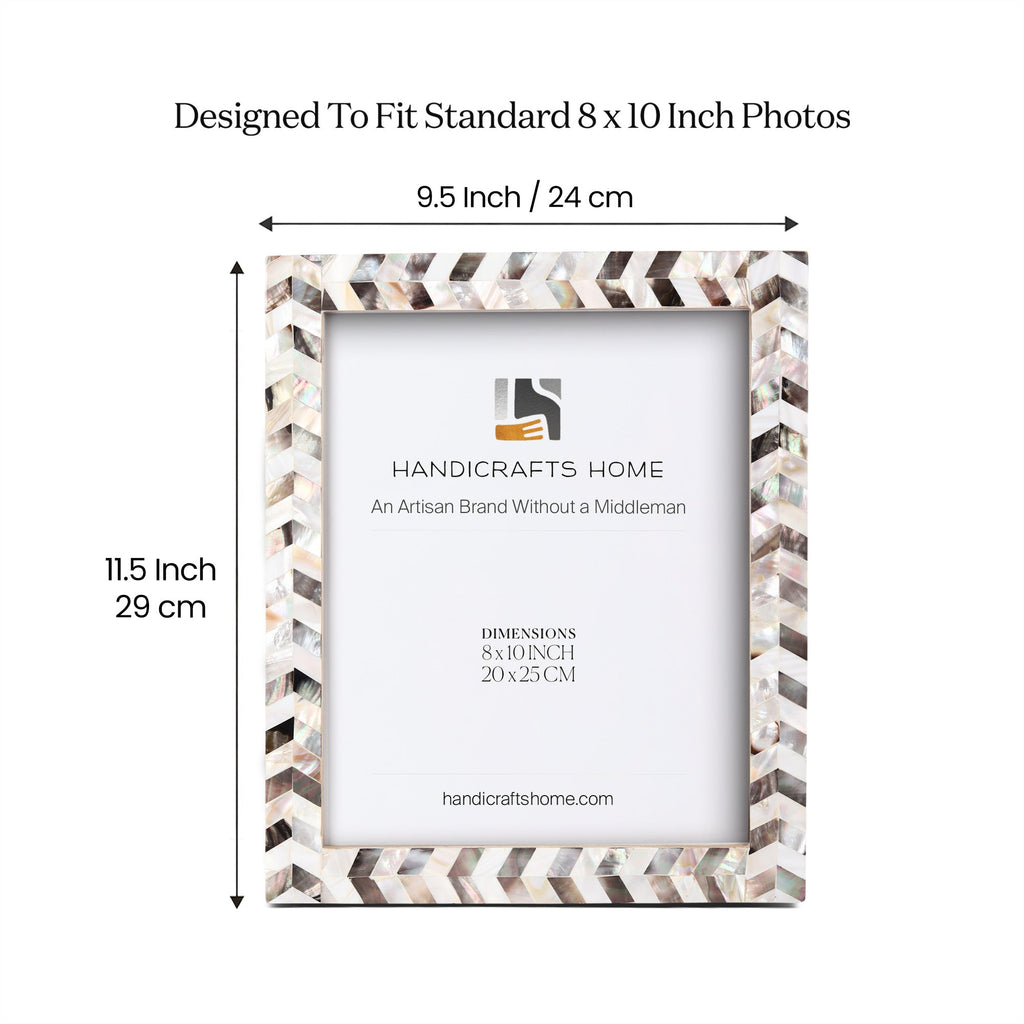 Mother of Pearl Picture Frame | Pearlescent Chase 4x6 5x7 8x10