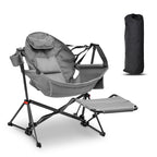 Ainfox Hammock Camping Chair with Footrest, Foldable Portable Rocking Chairs for Adults Outside Swinging Camp for Outdoor Patio Poolside — product image