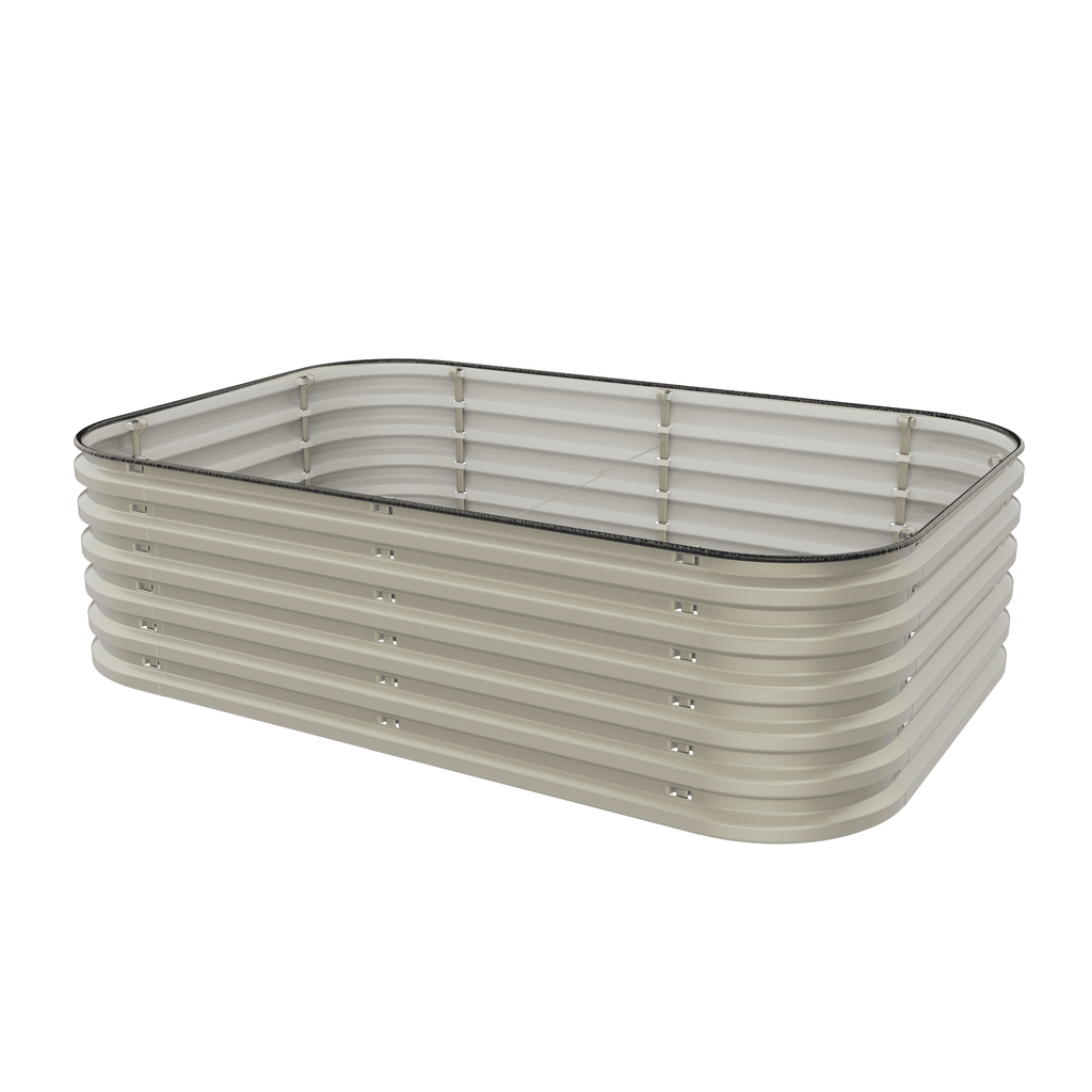 Modular Metal Raised Garden Bed Kit – Tool-Free Assembly, 6-in-1 & 9-in-1 Layouts