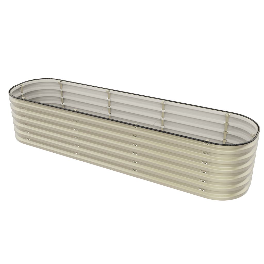 Modular Metal Raised Garden Bed Kit – Tool-Free Assembly, 6-in-1 & 9-in-1 Layouts