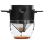 Foldable Coffee Filter for Office Home Travelling Portable Drip Coffee Maker Stainless Steel Reusable Pour Over Coffee Dripper